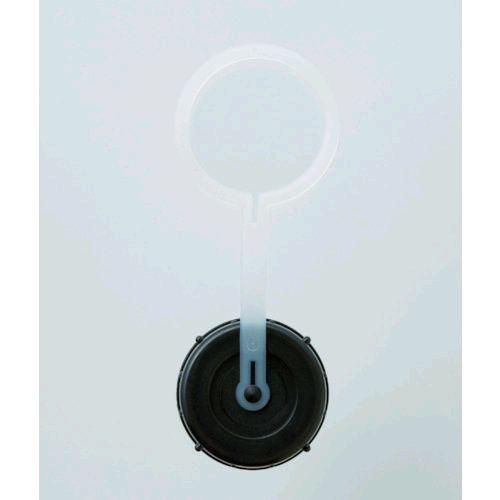 【即納在庫品】「直送」トラスコ中山 TRUSCO T2123 カラーキャップ ポリタンク 扁平缶 用 ブラック