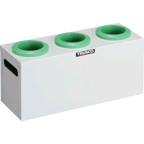 【即納在庫品】「直送」トラスコ中山 TRUSCO WNT503W ツーリングケース NT・BT兼用 50用ホルダー3個 ホワイト 間口390×奥行145×高さ188mm