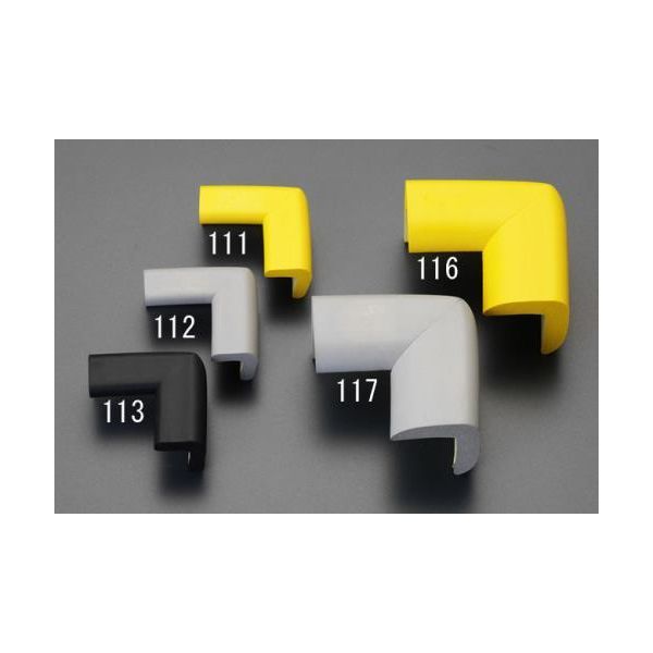 エスコ EA983FJ-117 54x54x100mmコーナーガード【グレー】【キャンセル不可】