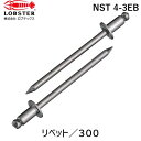 【即納在庫品】「直送」ロブテックス LOBSTER NST 4-3EB ブラインドリベット ステンレス/ステンレス製 4−3 300本入 エコBOX