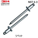 【即納在庫品】「直送」ロブテックス LOBSTER NST 6-3 ブラインドリベット ステンレス/ステンレス製 6−3 1000本入 箱入