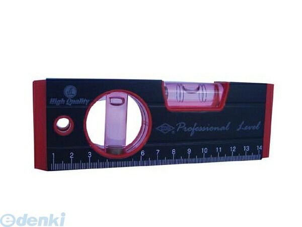 乐天商城 - (LINEクーポン有)アカツキ製作所 RB-270M 150MM KOD マグネット付 箱型アルミレベル 黒×赤 RB270M150MM