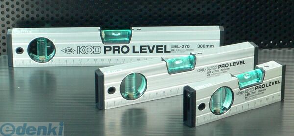 (LINEクーポン有)アカツキ製作所 L-270-600 KOD 箱型アルミレベル L270600