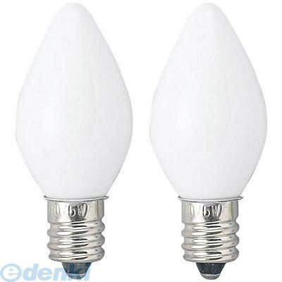 【個数：1個】ヤザワコーポレーション YAZAWA 1CC2P ローソク球 ホワイト LED電球 照明器具 家電