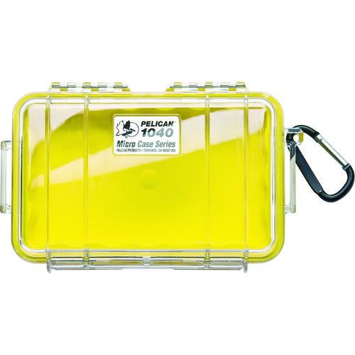【即納在庫品】「直送」ペリカン ペリカン 1040Y マイクロケース 1040 黄 190×128×54 420-5111 PELICAN ペリカンプロダクツ PRODUCTS社