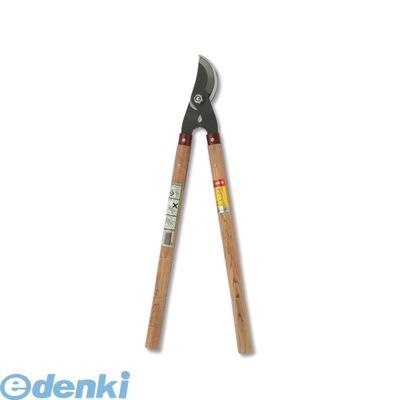 【商品説明】【特長】■一般タイプの木柄付　太枝切鋏です。■軽い力で太い枝でもラクラク切断！■公園、街路樹、果樹、庭園などの太枝切りや剪定作業に最適です。■バイパスタイプ 通常、使われている鋏は「バイパスタイプ」と呼ばれ「上刃」と「下刃」で挟み込むことにより、物を切断します。【仕様】・全長　：　600mm・切断能力　：　25mm・重量　：　900gNO.L-82　替刃式太枝切鋏で樹木を剪定しています。4953699500404