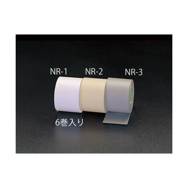 エスコ EA944NR-2 50mmx18m 非粘着コーテープ[アイボリー・6巻]【キャンセル不可】