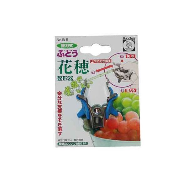 (LINEクーポン有)サボテン B-5 ぶどう花穂整形器 B5