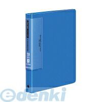 コクヨ KOKUYO ラ−T722B クリヤーブックウェーブカット替紙式A5縦15枚青