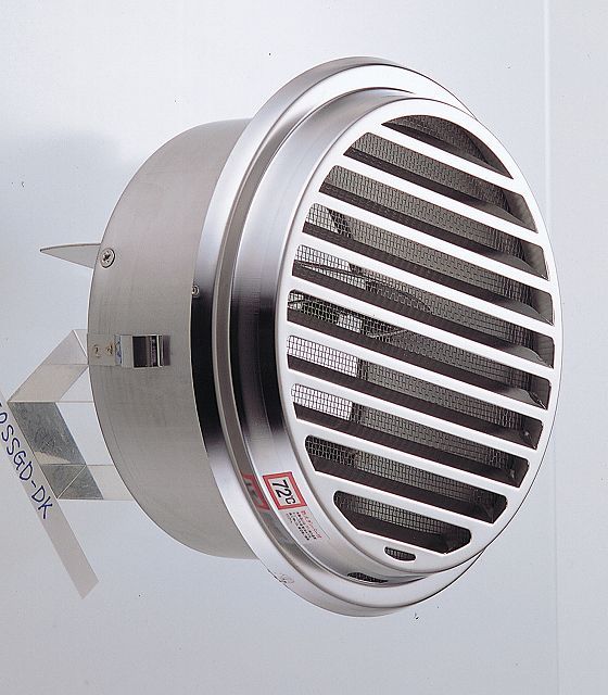 【商品説明】宇佐美工業　UK-SSN75SHD-DK　丸型ガラリ FD付