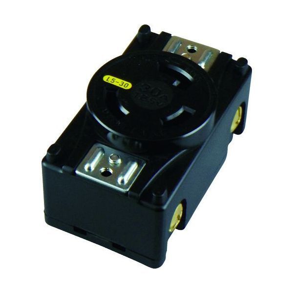 【即納在庫品】「直送」アメリカン電機 アメリカン 3310PL5 引掛形 パネル用コンセント 接地2P30A125V