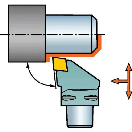 サンドビックメーカーお問い合わせ：0120-350-930【特長】●外径荒削りおよび仕上げ用第一推奨旋削工具、チップはネガでセンター穴のため素早く正確な割り出しができます。【仕様】●ゲージチップ：CNMG 12 04 08●切り込み角：95●f1：35●l1：60●D5m：50【仕様2】●サンドビック　コロマントキャプト　T−Max　P用カッティングヘッド【原産国】スウェーデン