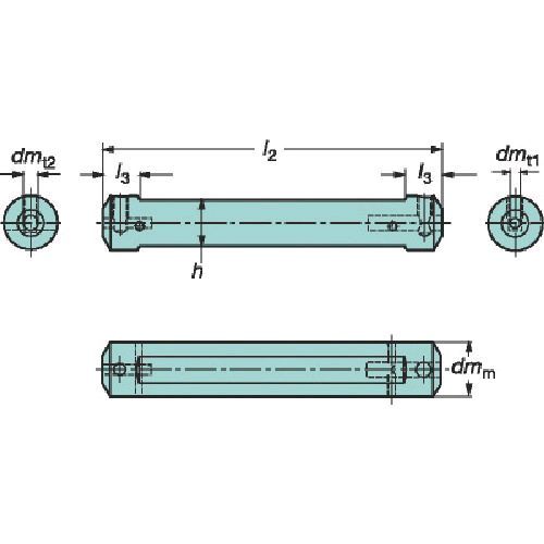 樂天商城 - 【即納在庫品】「直送」サンドビック SV CXSA1606 コロターンXS 小型旋盤用アダプタ