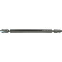 【即納在庫品】「直送」近江精機 V21W3110 【10個入】両頭ドライバービット 六角6.35mm 溝13差込 刃先+3 全長110mm