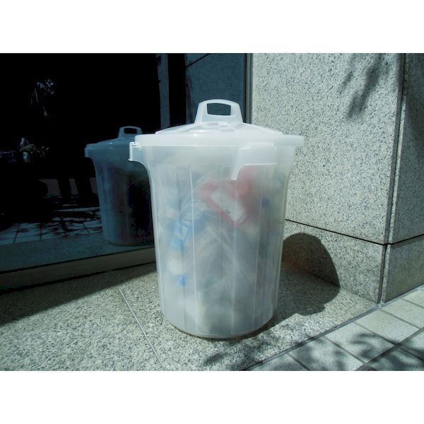 トラスコ中山 TRUSCO TPTM75 半透明PPペール丸型75L 2