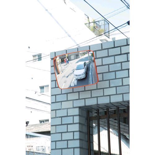 楽天市場】カーブミラー ガレージミラー 角型 540×375の通販 楽天市場】カーブミラー ガレージミラー 角型 540×375の通販