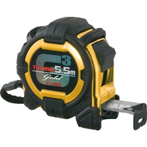 【即納在庫品】「直送」TJMデザイン タジマ G3GL2555BL G3ゴールドロックー25 5．5m メートル目盛