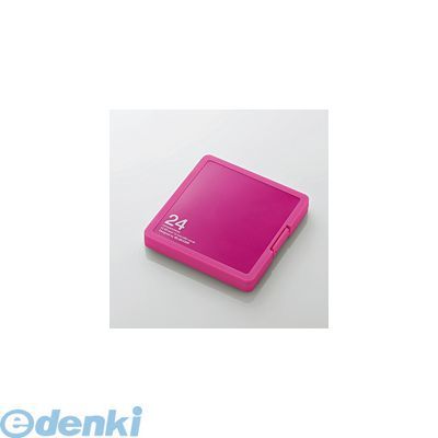 ELECOM エレコム CMC-SDCPP24PN SD/microSDカードケース プラスチックタイプ CMC-SDCPP24PN CMCSDCPP24PN ピンク メモリカードケース