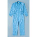 【即納在庫品】「直送」トラスコ中山 TRUSCO TCOGBM 制電糸グリッド仕様フード無つなぎ服 ブルー M