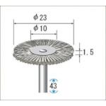 乐天商城 - 【即納在庫品】「直送」ナカニシ 50444 ワイヤーブラシ スチール 1Pk 袋 ＝10本入