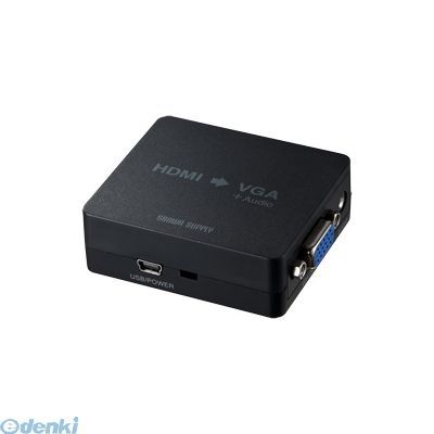 Hdmi Cable - (LINEクーポン有)サンワサプライ VGA-CVHD1 HDMI信号VGA変換コンバーター VGACVHD1 SANWA SUPPLY ブラック