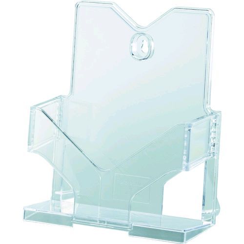 【即納在庫品】「直送」光 CSA51 カタログスタンド A5タテ 透明 パンフレットホルダー HIKARI チラシ ..