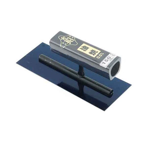 (LINEクーポン有)【予約受付中】【4月中旬以降入荷予定】4977292160865 角鏝 油焼 0．5黒塗角柄 リベットレス 金長 藤原産業 KANECHO 角コテ