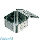 357700 UK 18−8 浅型 角型キッチンポット 16.5cm 4520785066757
