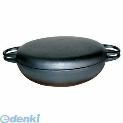 (LINEクーポン有)1709200 鉄 ニューラウンド万能鍋 大 F−159（木台付） 4906994215917