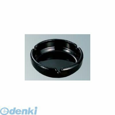 (LINEクーポン有)1793200 ガラス 灰皿 110 ブラック 4514952021588