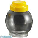 3653800 ガラス 保存ビン 地球型 イエロー(0.5L) 4548170083592