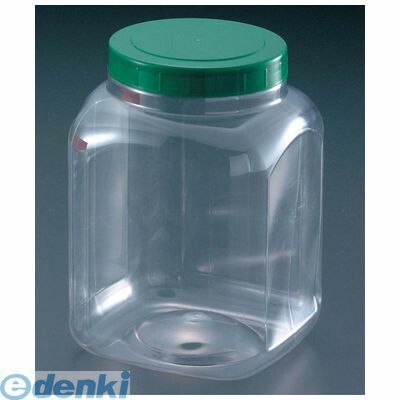 Plastic Storage Containers - 3688900 PET 食品ボトル 緑 小角