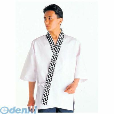 3704530 男性用 ハッピーコート（調理服）BC1340−8 L 4582318910418