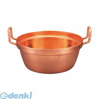 (LINEクーポン有)4000210 EBM 銅 段付鍋 錫引きなし 42cm 4571151422301