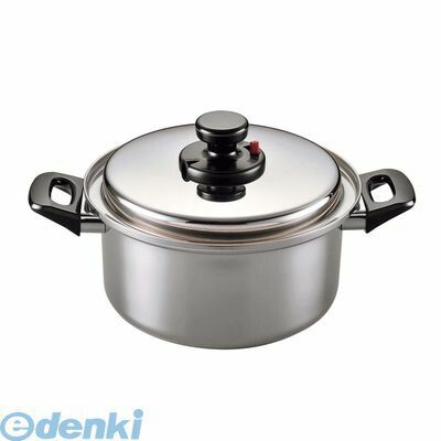 4232410 18−10（電磁対応）エクストラ 深型両手鍋 22cm 4941012106228