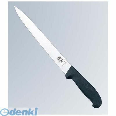 ●外寸1：385●重量：130g●板厚厚み：背:1.7●材質1：刃：ハイカーボンクロームモリブデン鋼●材質2：ハンドル：ポリアミド樹脂●洗浄機：○●耐熱・耐冷温度：150℃●刃渡り：25cm●原産国：スイス●ビクトリノックスは、1884年の創業。一世紀以上の伝統と歴史が鋭い切れ味を生み出します。●最高級のブレードとすべりにくく、衛生的なフィブロックスハンドルがこれからの主流です。●両刃