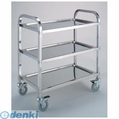 (LINEクーポン有)8809600 EBM ステンレス キッチンワゴン 3段 S750 4548170065413