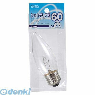 Other - オーム電機 LB-C7660-C シャンデリア球（C37/60W/クリア/E26）