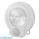 オーム電機 07-9754 LEDセンサーライト ホワイト