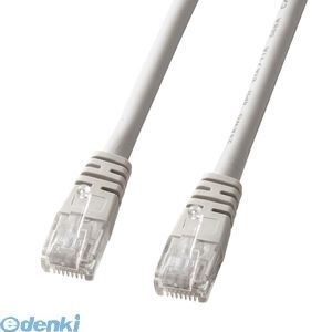 (LINEクーポン有)サンワサプライ KB-T5Y-01N エンハンスドカテゴリ5より線LANケーブル KBT5Y01N ライトグレー パソコン周辺機器 ストレート LAN端子