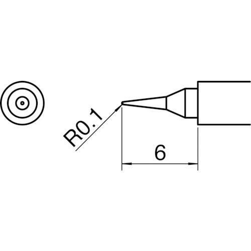【即納在庫品】「直送」白光 HAKKO T30-I こて先／I型