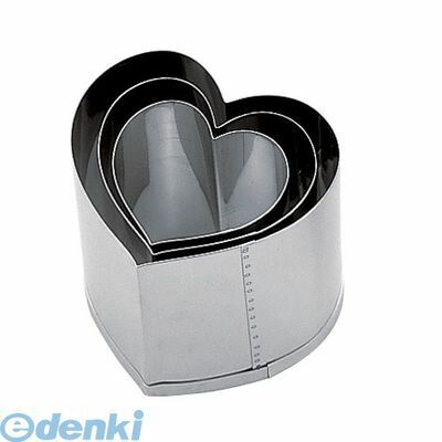 (LINEクーポン有)BNK8801 SA 18-8業務用 抜型 ハート 3個セット 4905001022401 TKG 抜き型