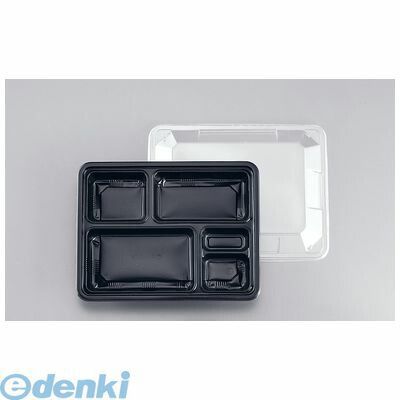 (LINEクーポン有)RTK7301 夢彩ごぜん TSR-90-70 黒／透明 50セット 4905001224133 TKG 使い捨て容器 タカギ産業 ミリオン 弁当箱