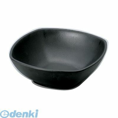 RMI7401 マイン　メラミンウェア　黒 角深皿　大　M11−132