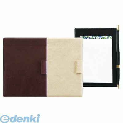 (LINEクーポン有)VMM046A シンビ メモホルダー SS-14 ブラウン 4995446601422 SHIMBI 客室備品 ブック式