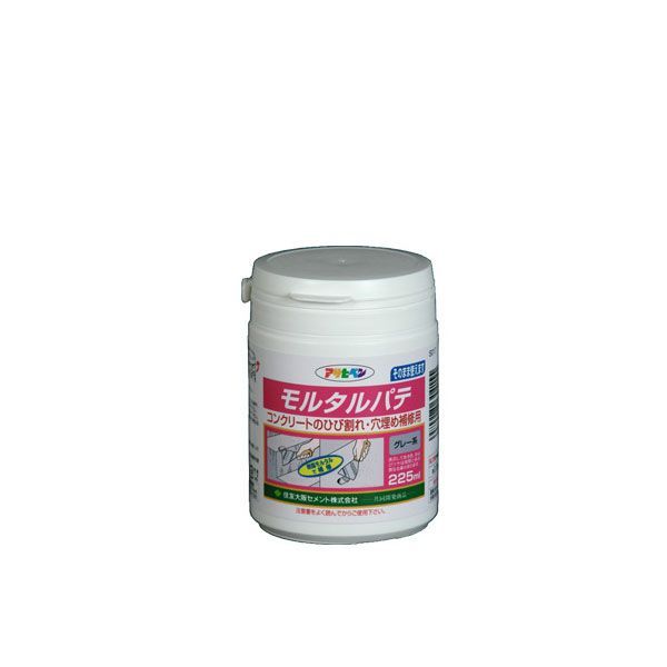 アサヒペン 4970925304155 アサヒペン　モルタルパテ　225ML　S017グレー系 1