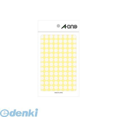 Labels - A-one エーワン 07010 カラーラベル　丸型　9mmφ　白【1P14シート（1456片）】
