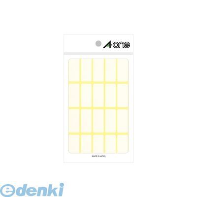 Labels - A-one エーワン 06004 フリーラベル　白無地　20面