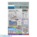 A-one エーワン 51815 マルチカード 名刺10面 両面クリアエッジタイプ 厚口 白無地