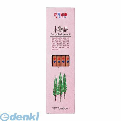 トンボ鉛筆 CV-REAVP 赤青鉛筆　木物語　（丸軸）【12本】